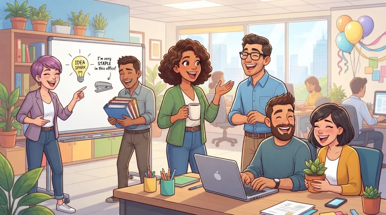 I have this page and need a main image for it.

Render the scene as a polished, bright cartoon illustration suitable for a website. Illustration is mandatory. Do not use photography, photore