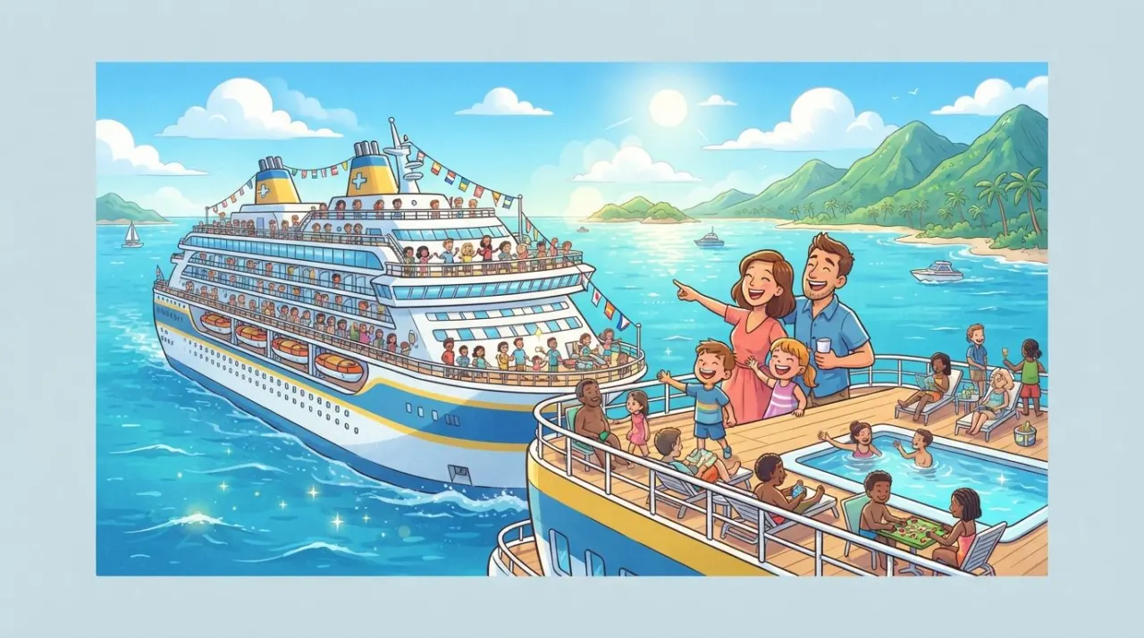 I have this page and need a main image for it.

Render the scene as a polished, bright cartoon illustration suitable for a website. Illustration is mandatory. Do not use photography, photore