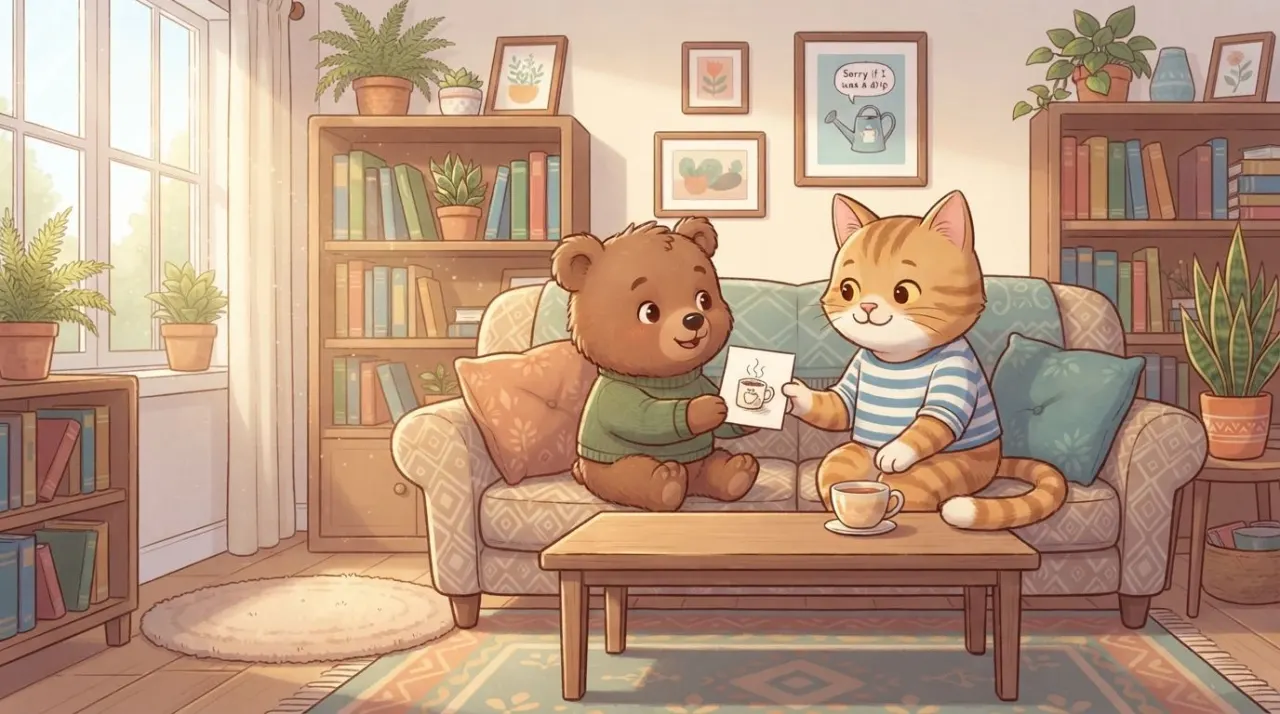 I have this page and need a main image for it.

Render the scene as a polished, bright cartoon illustration suitable for a website. Illustration is mandatory. Do not use photography, photore