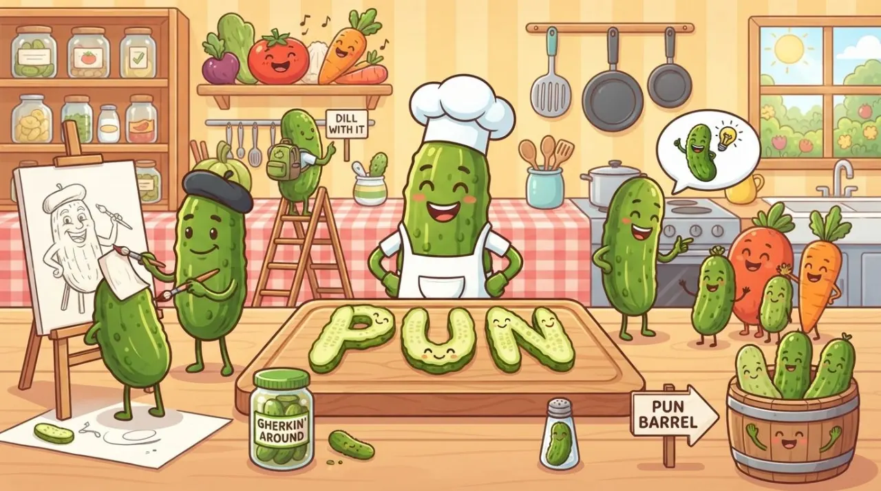 Featured pun illustration