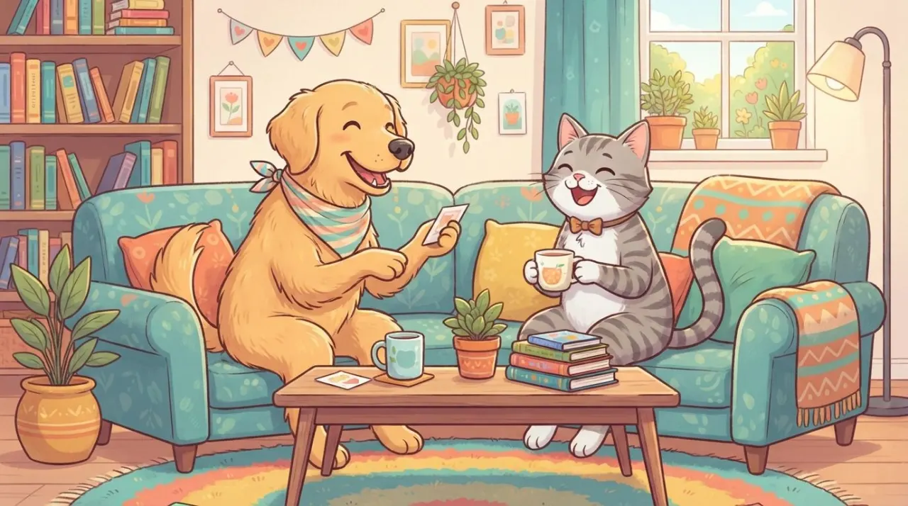 I have this page and need a main image for it.

Render the scene as a polished, bright cartoon illustration suitable for a website. Illustration is mandatory. Do not use photography, photore