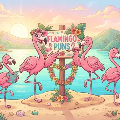 Flamingo Puns